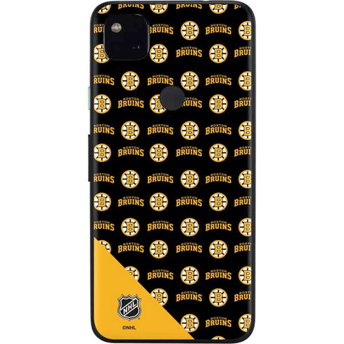NHL Boston Bruins Pattern Google Pixel 4a Skin